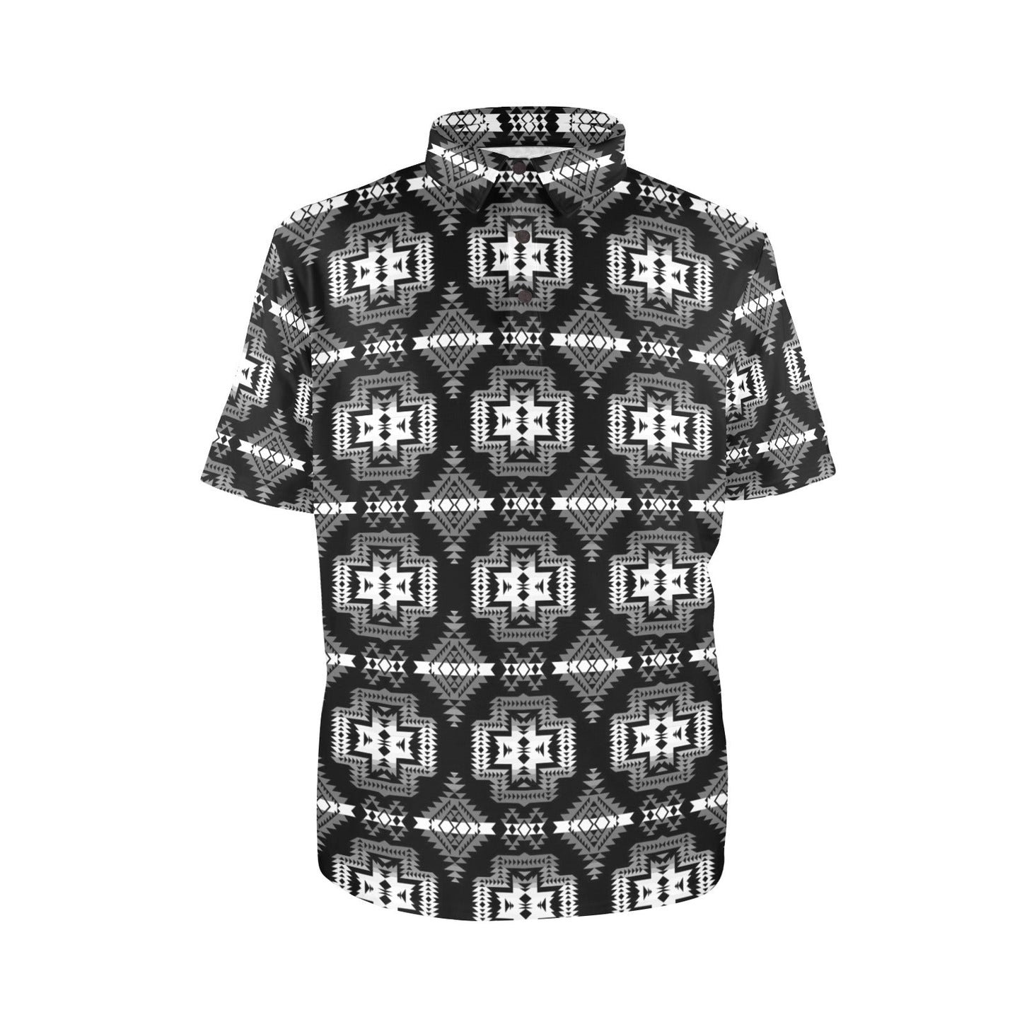 Pretty Blanket Black and White Polo Shirt