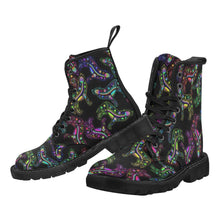 Load image into Gallery viewer, Neon Floral Wolves Boots for Men
