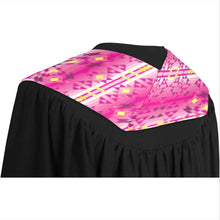 Load image into Gallery viewer, Pink Star Graduation Stole
