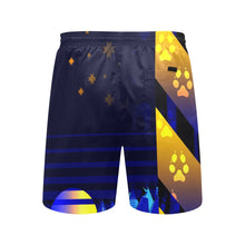 Load image into Gallery viewer, Wolf Star Men&#39;s Mid-Length Beach Shorts
