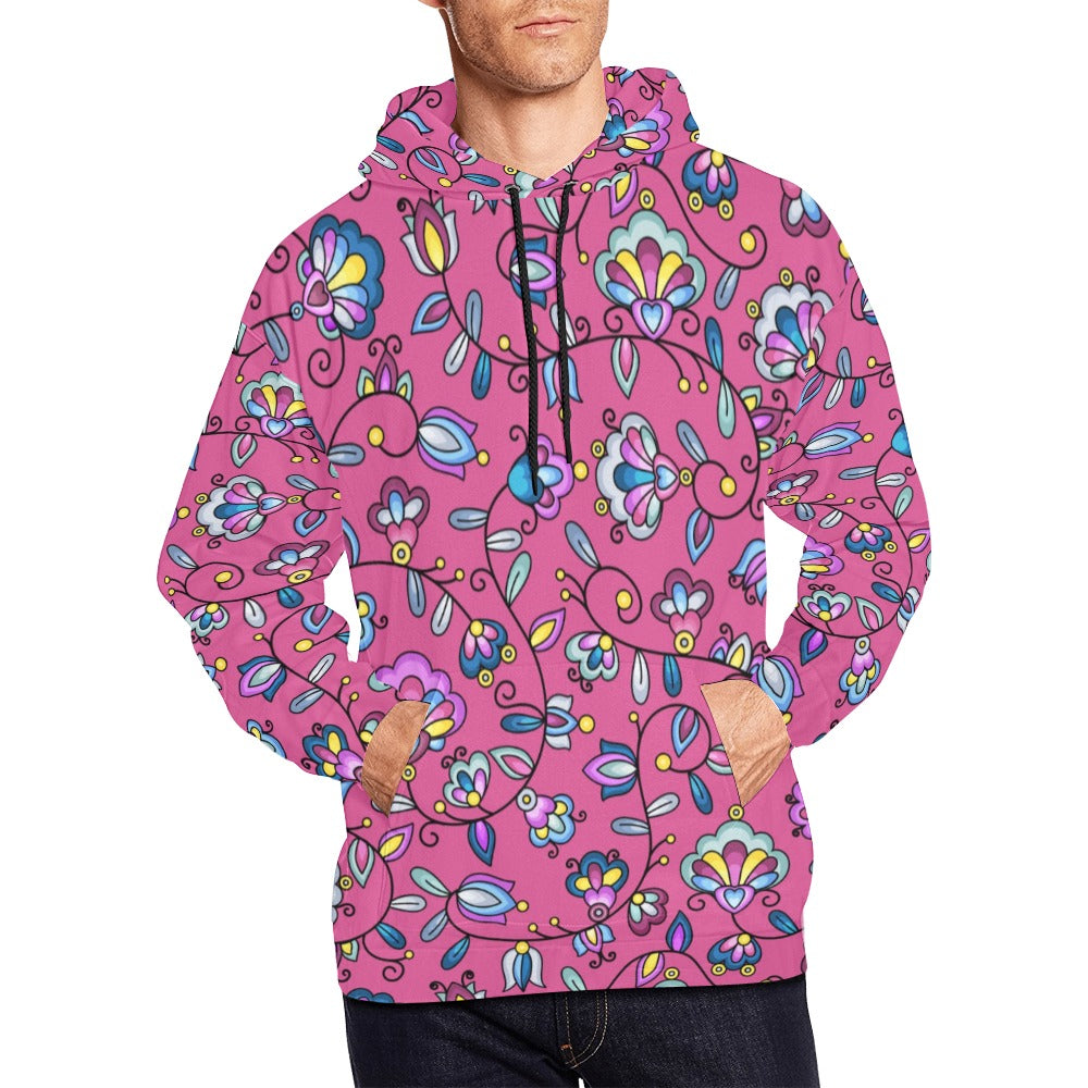 Autumn Bundle Blessing Pink Hoodie for Men