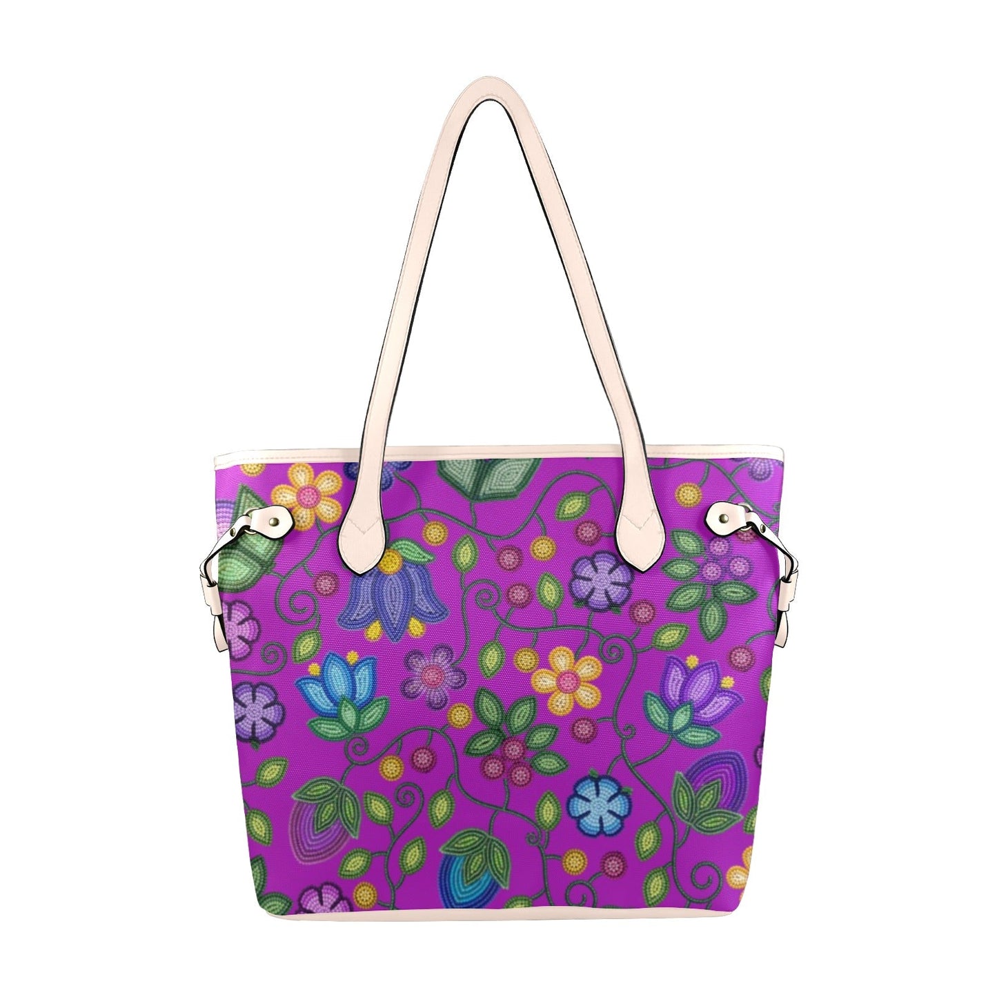 Bloom Uplift Purple Clover Canvas Tote