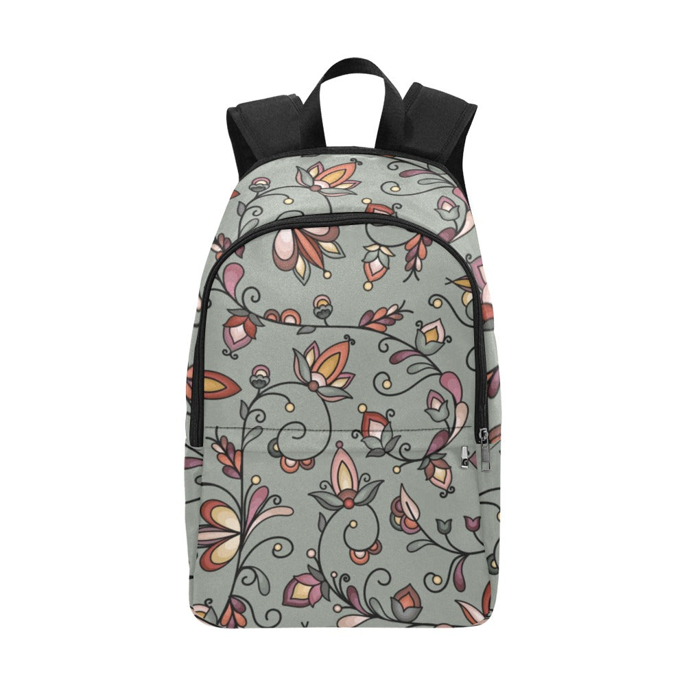 Burnt Sky Petals Green Backpack