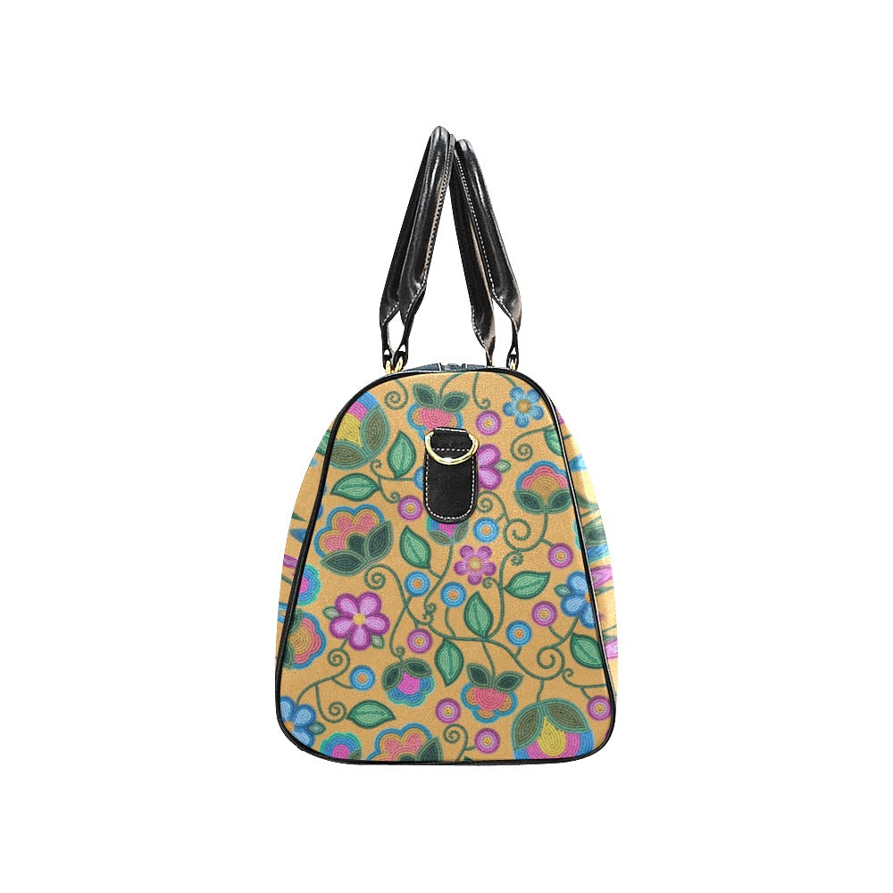 Turquoise Sunbeam Yellow Small Travel Bag