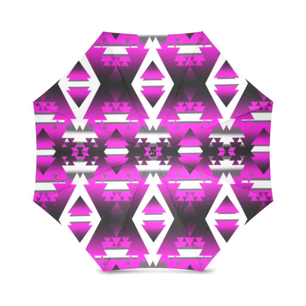 Pink Winter Camp Foldable Umbrella