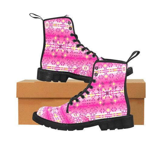 Pink Star Boots for Men