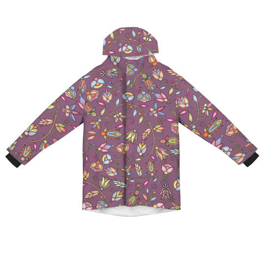 Buffalo Bloom Berry Bush Unisex Sherpa Lined Hooded Coat