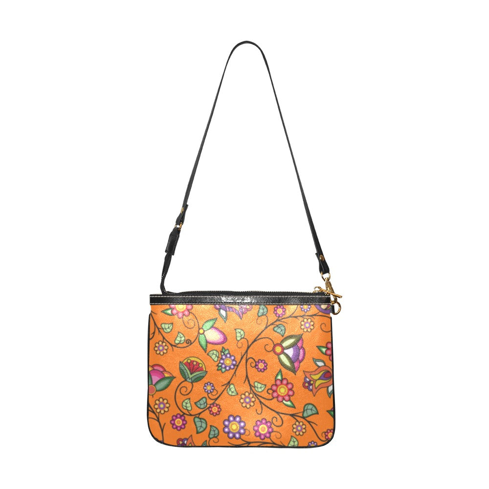 Heartbeat Petals ECM Orange Small Shoulder Bag