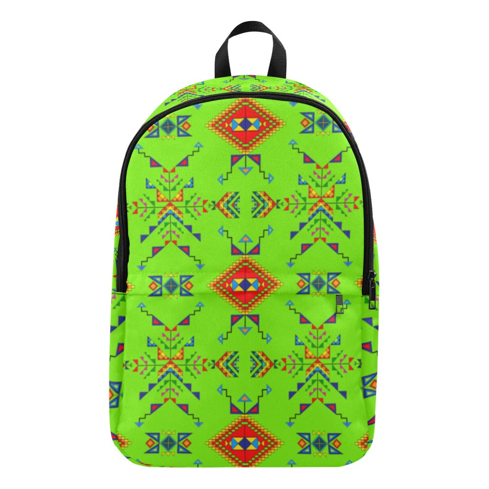 Buffalo Jump Neon Green Backpack