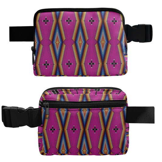 Diamond in the Bluff Pink Belt Bag