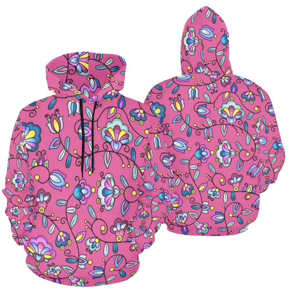 Autumn Bundle Blessing Pink Hoodie for Women