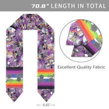 Load image into Gallery viewer, Culture in Nature Purple Graduation Stole
