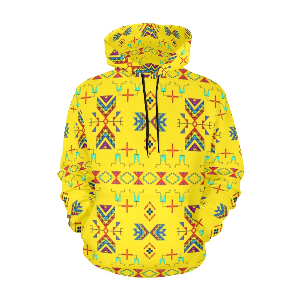 Rainy Chief Rainbow Yellow Hoodie for Men