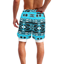 Load image into Gallery viewer, Northern Journey Men&#39;s Sports Shorts with Compression Liner
