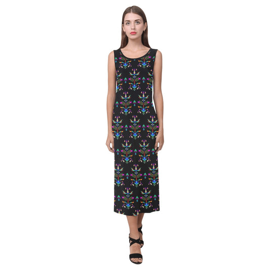 Dakota Damask Phaedra Sleeveless Open Fork Long Dress