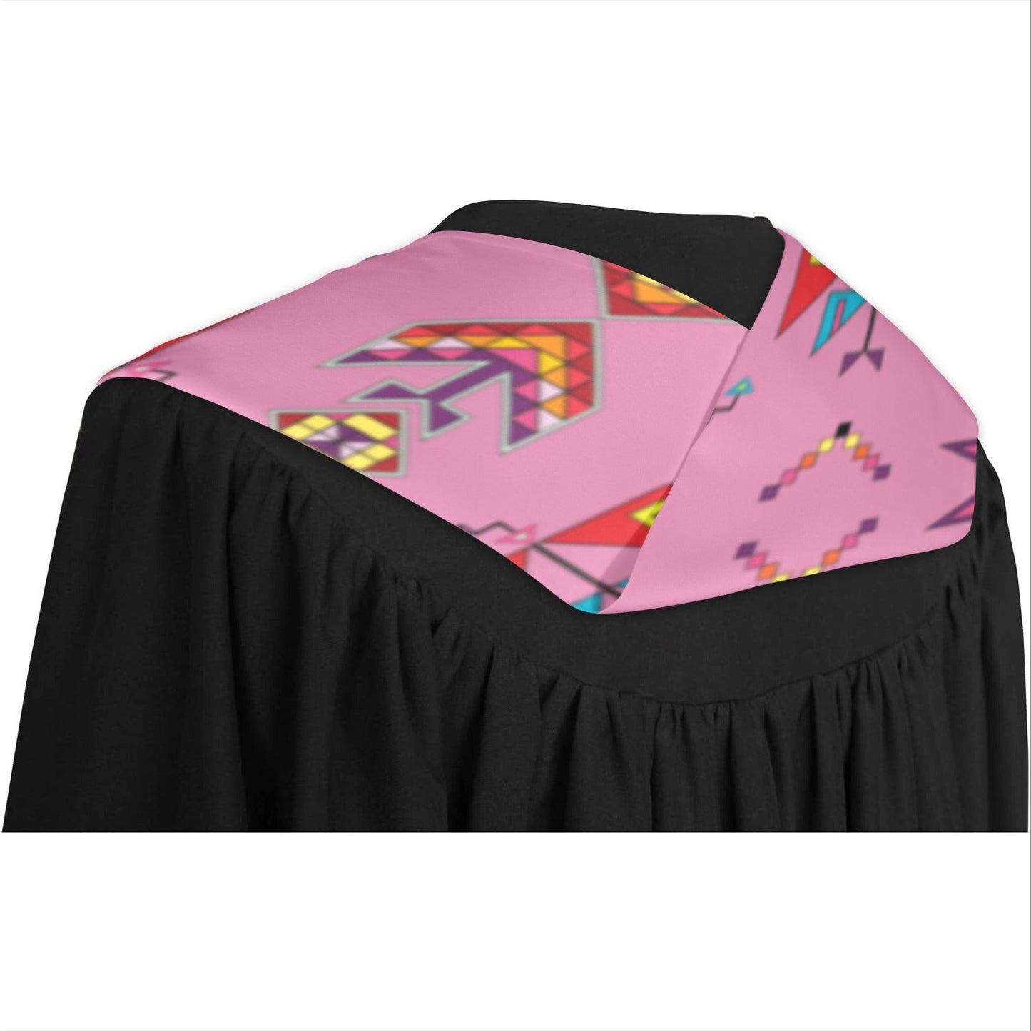 Scattered Generations Pink Graduation Stole