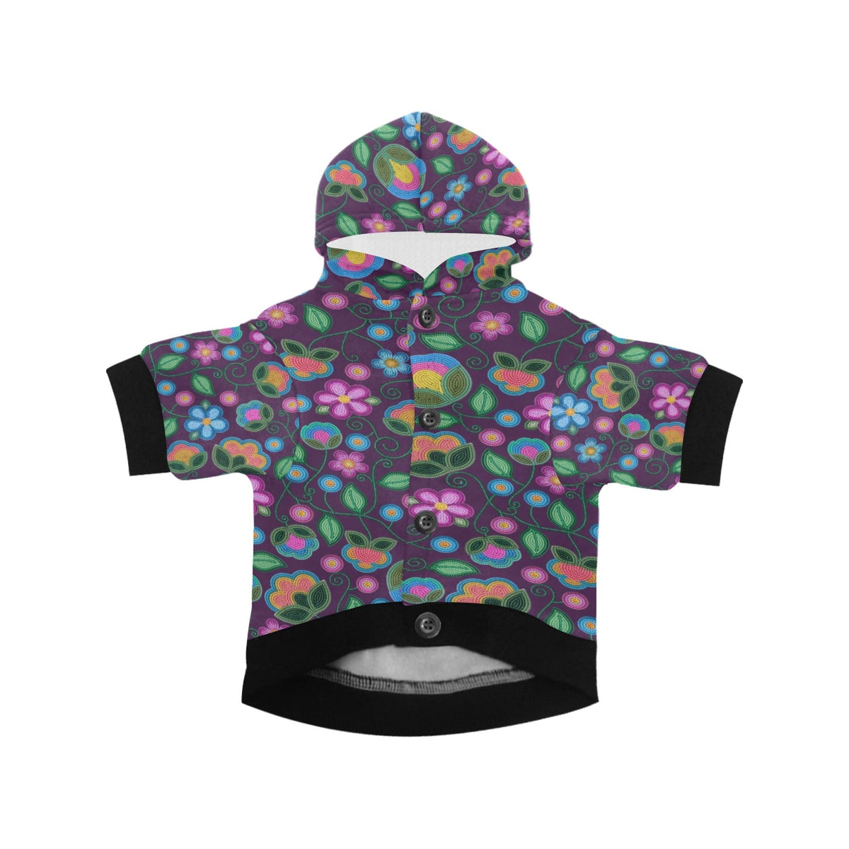 Turquoise Sunbeam Violet Pet Hoodie