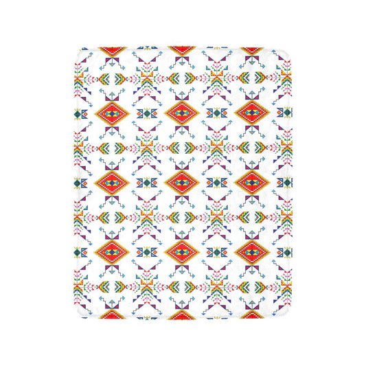 Buffalo Jump White Ultra-Soft Micro Fleece Blanket 40"x50"