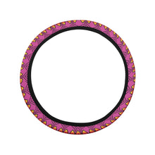 Load image into Gallery viewer, Sacred Trust Pink Steering Wheel Cover with Elastic Edge
