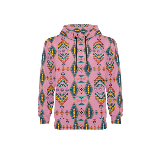 Travois Tipi Dusky Sunset Fleece Hoodie
