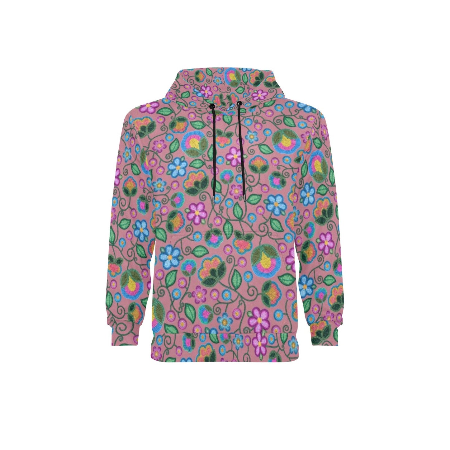 Turquoise Sunbeam Peach Fleece Hoodie