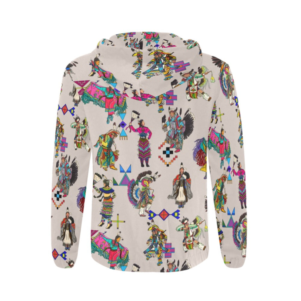 Grand Entry Dancers Muslin Zip Hoodie