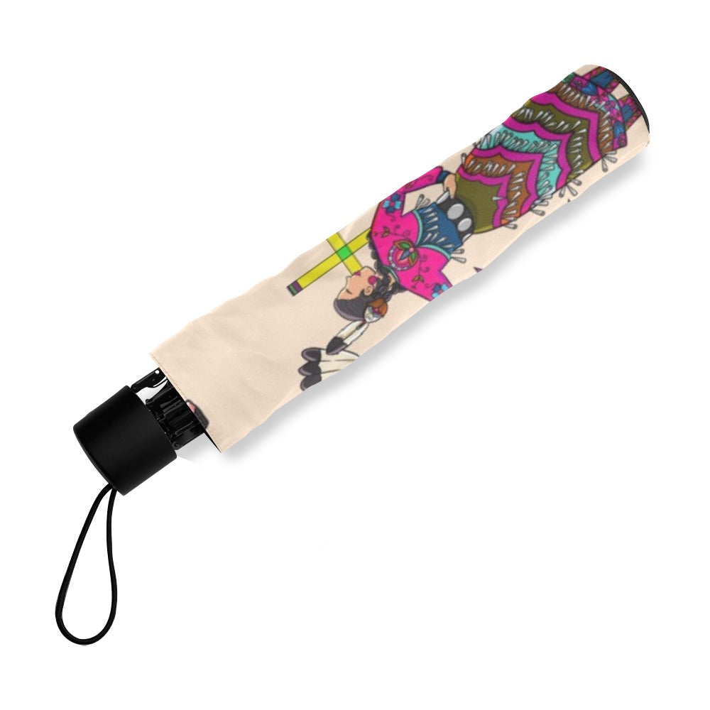 Women's Jingle Dancers Muslin Foldable Umbrella