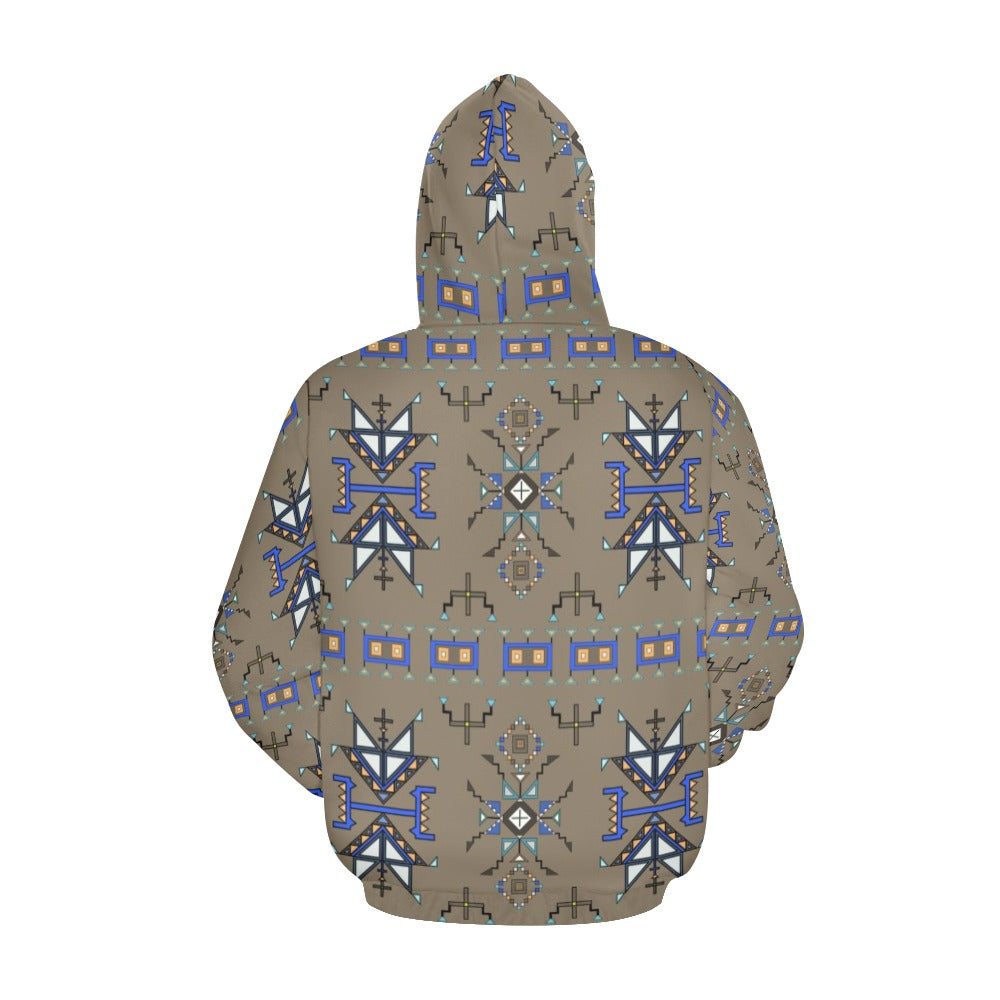 Eagle Strike Brown Hoodie for Men