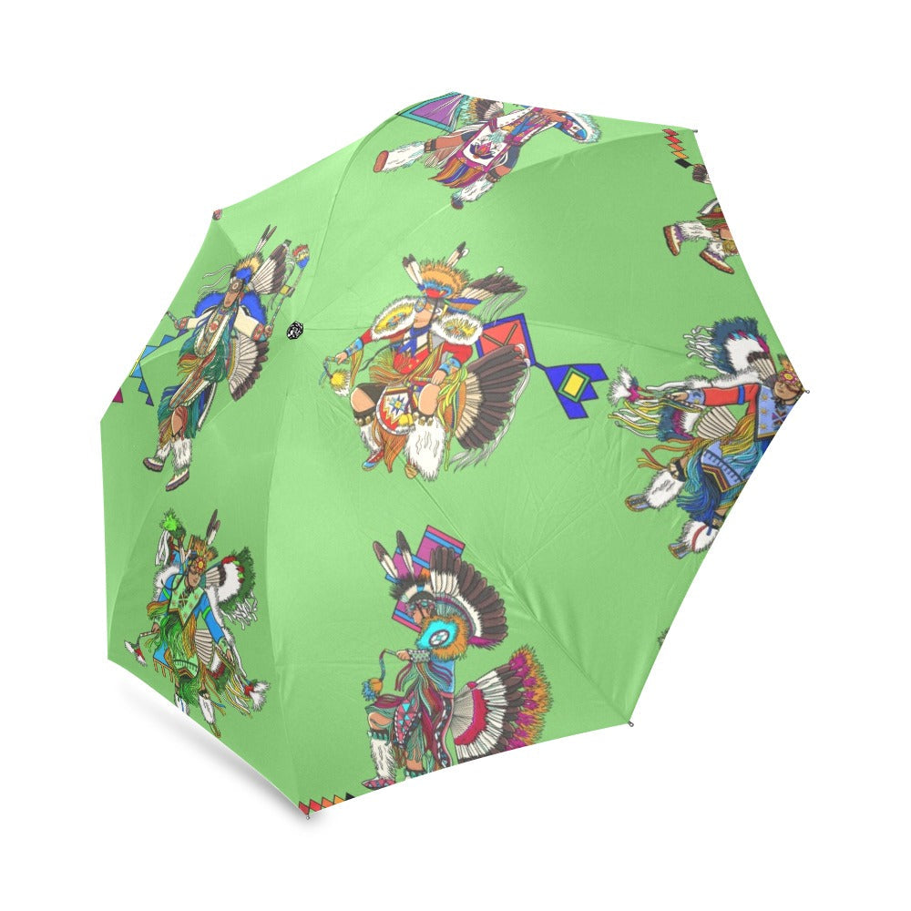 Men's Fancy Dancers Grass Foldable Umbrella
