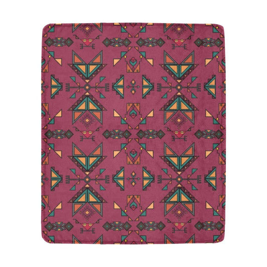 Arrow dawn Maroon Ultra-Soft Micro Fleece Blanket 50"x60"