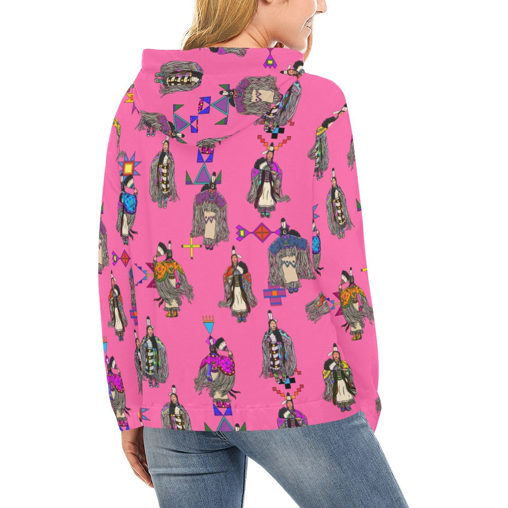 Women's Tradish Dancers Pink Hoodie for Women