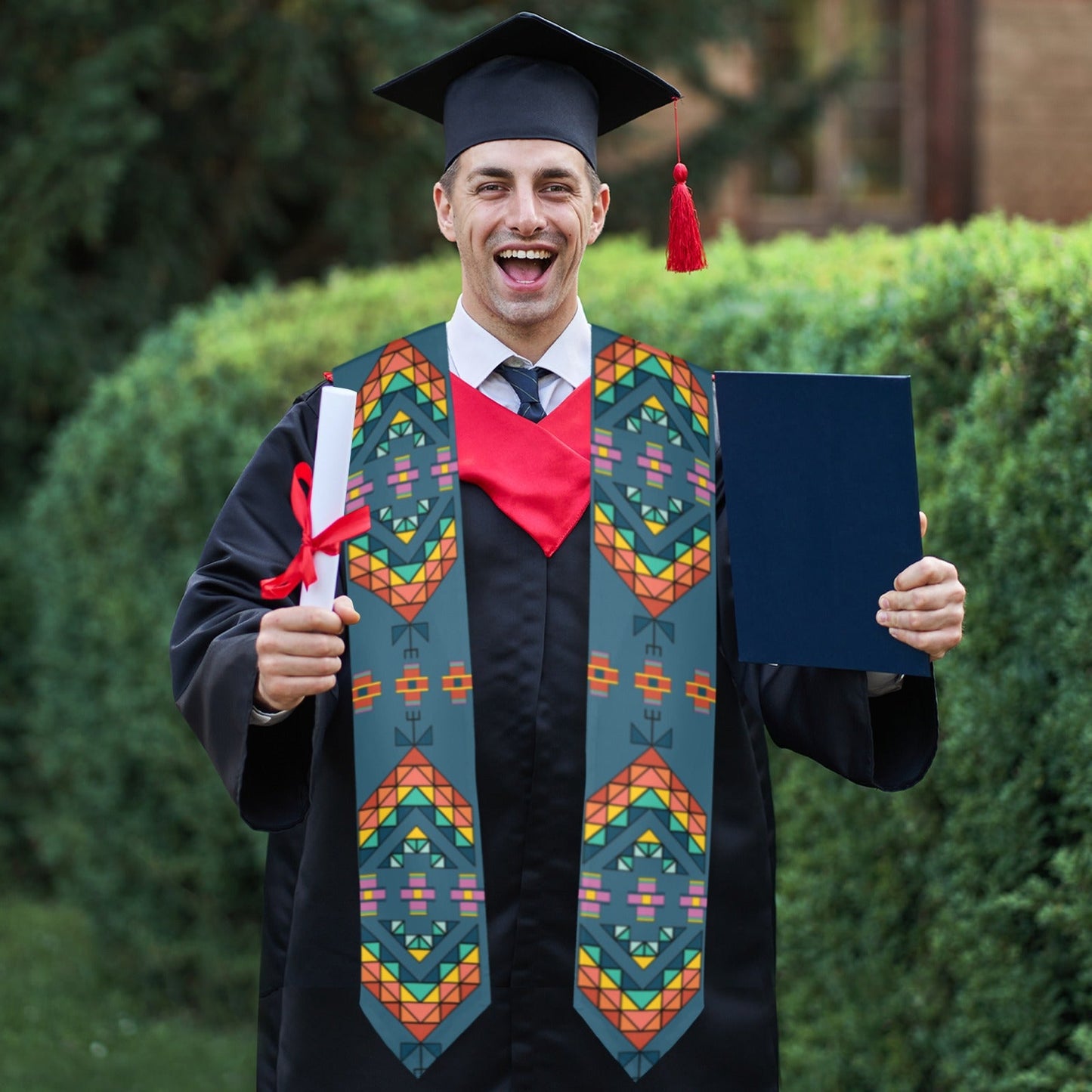 Travois Tipi Deep Lake Graduation Stole