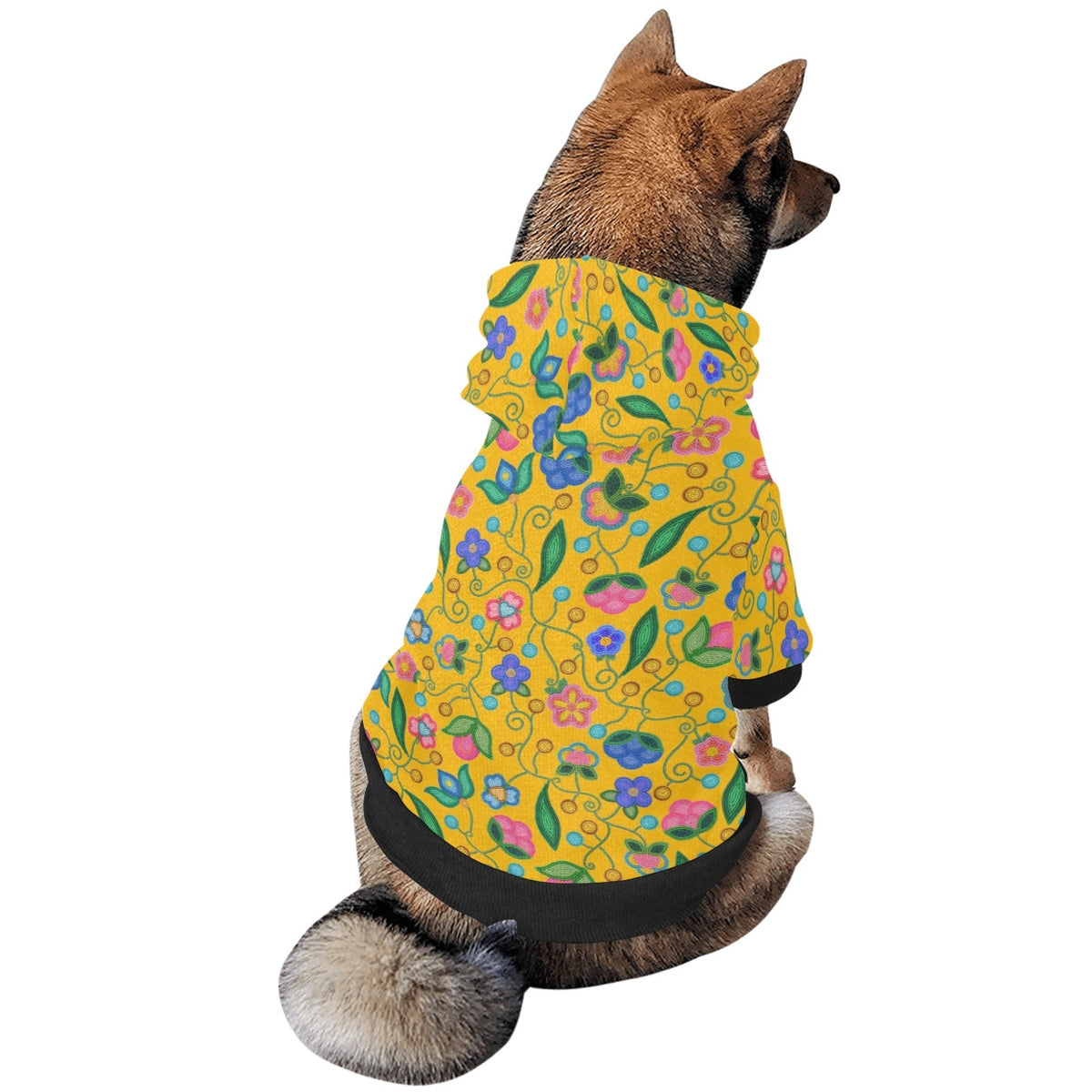 Skyberry Serenade Yellow Pet Hoodie