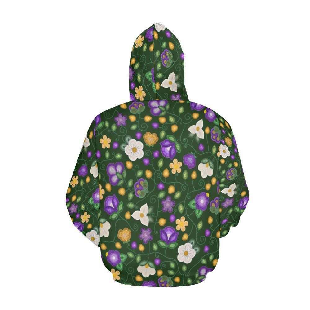Midnight Moss Bloom Forest Hoodie for Men