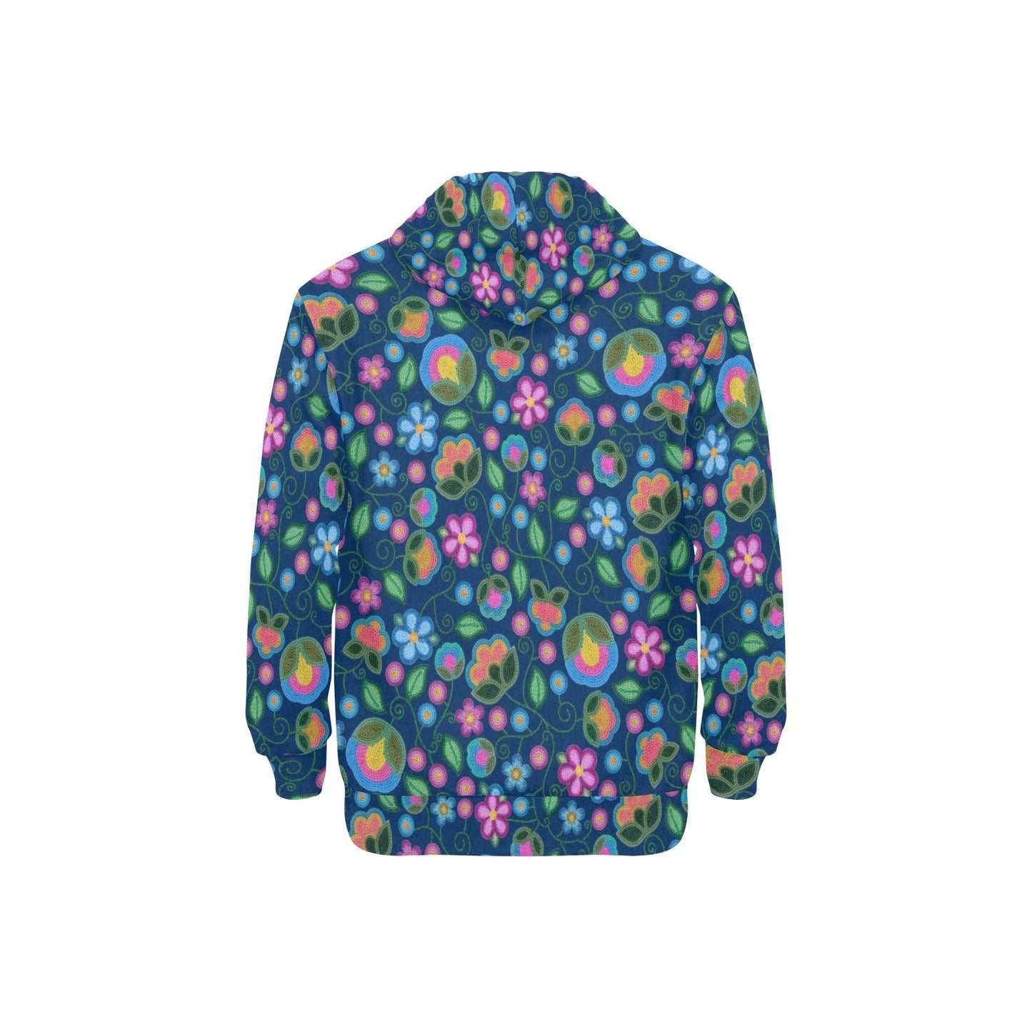 Turquoise Sunbeam Blue Fleece Hoodie