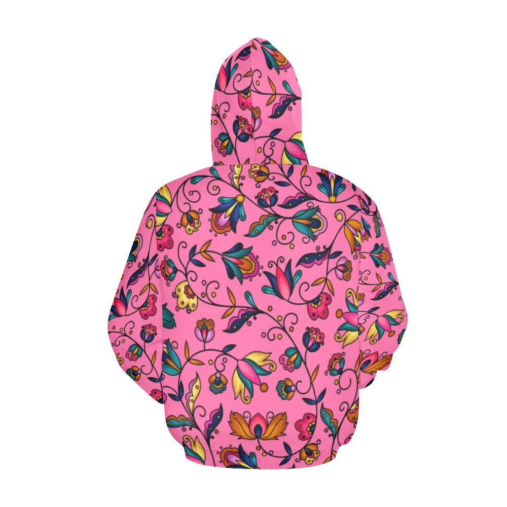 Copper Prairie Petals Pink Hoodie for Men