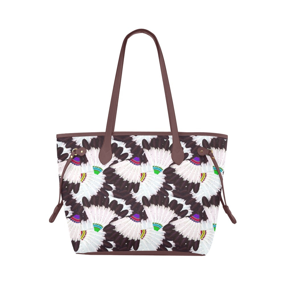 Eagle Feather Clover Canvas Tote