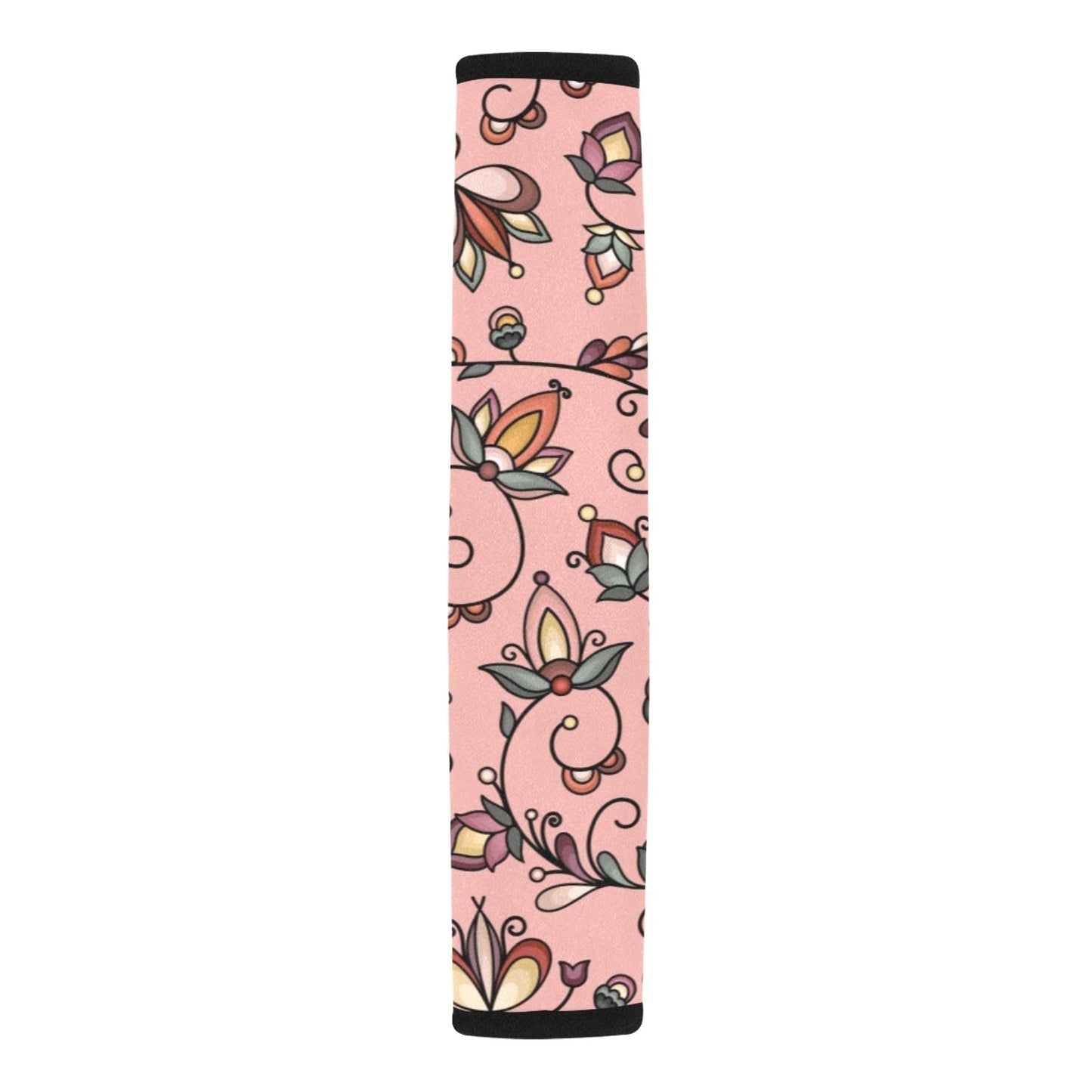 Burnt Sky Petals Peach Seat Belt Cover