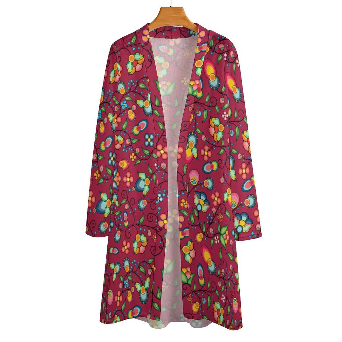 Floral Bounty Magenta Cardigan