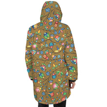 Load image into Gallery viewer, Prairie Plains Spirit Fall Leaves Unisex Sherpa Lined Hooded Coat
