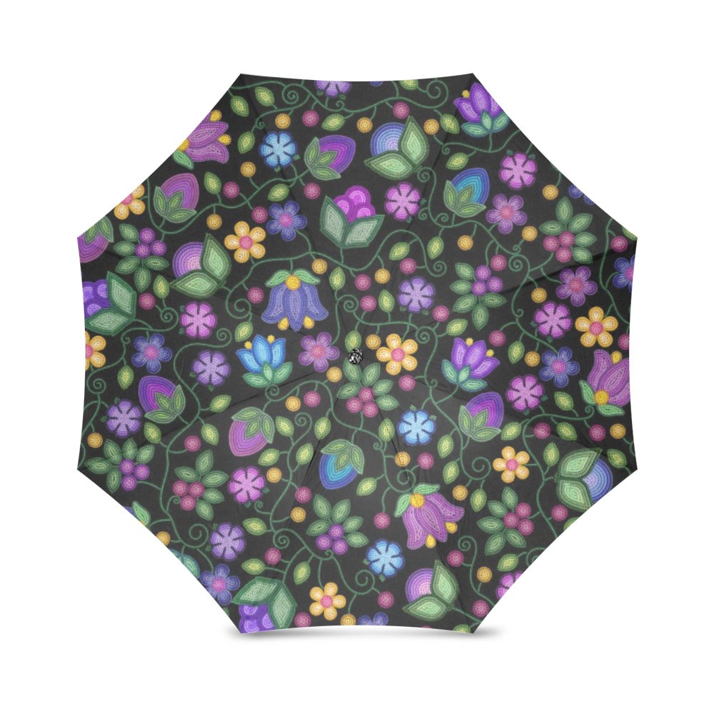 Bloom Uplift Black Foldable Umbrella