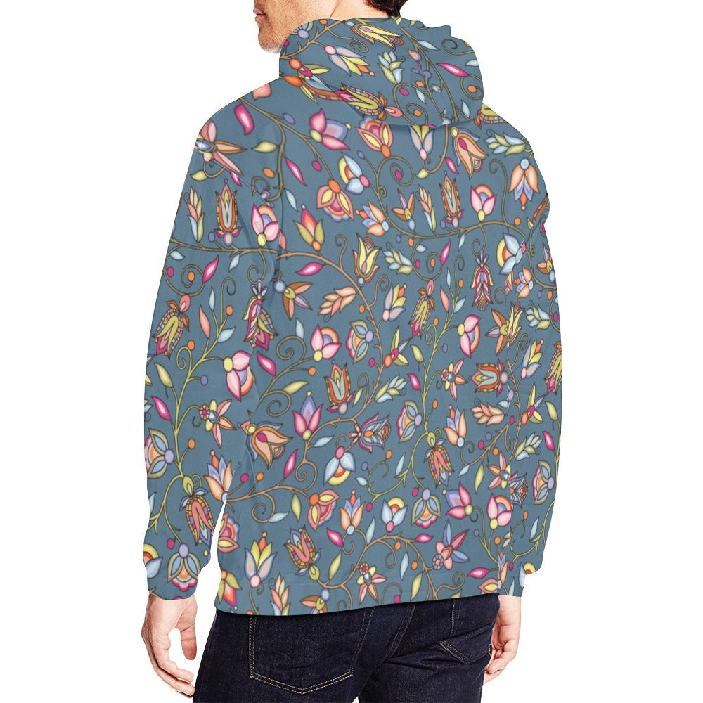 Buffalo Bloom Rainstorm Hoodie for Men