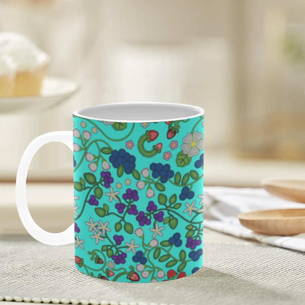 Grandmother Stories Turquoise Mug