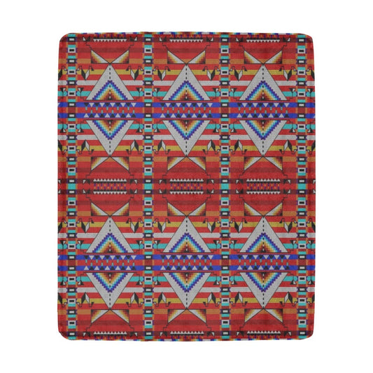 Medicine Blessing Red Ultra-Soft Micro Fleece Blanket 50"x60"