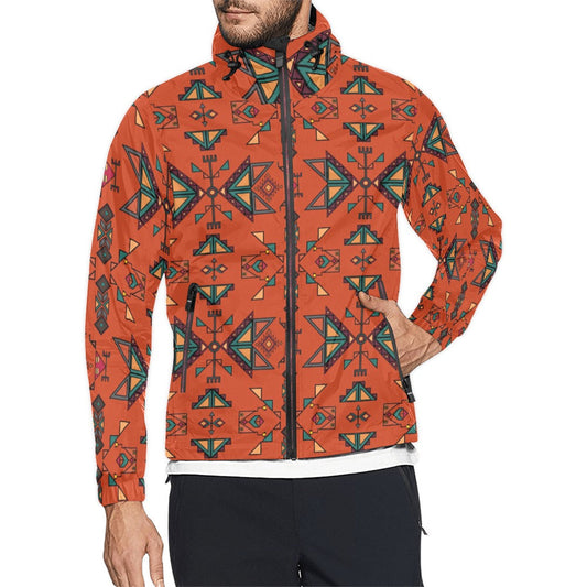 Arrow Dawn Orange Men's Windbreaker