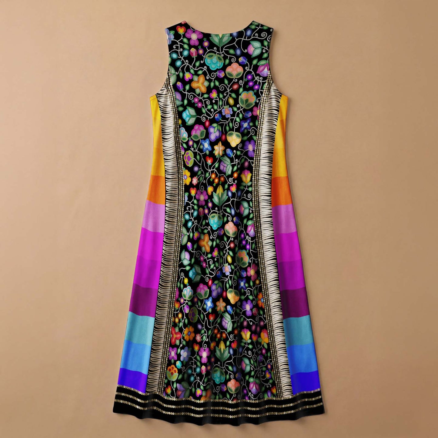 Beaded Offering Black 1 Sleeveless Dress