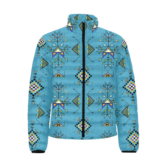 Bear Shield Blue Padded Jacket