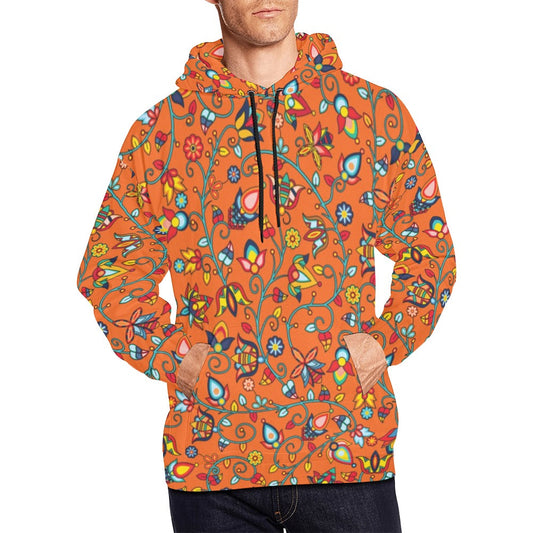 Thorny Path Orange Hoodie for Men