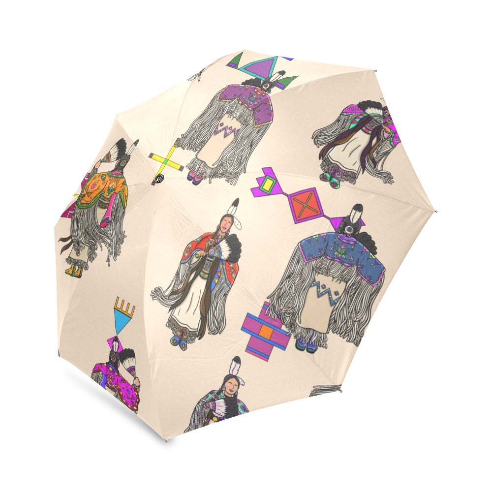 Women's Tradish Dancers  Muslin Foldable Umbrella