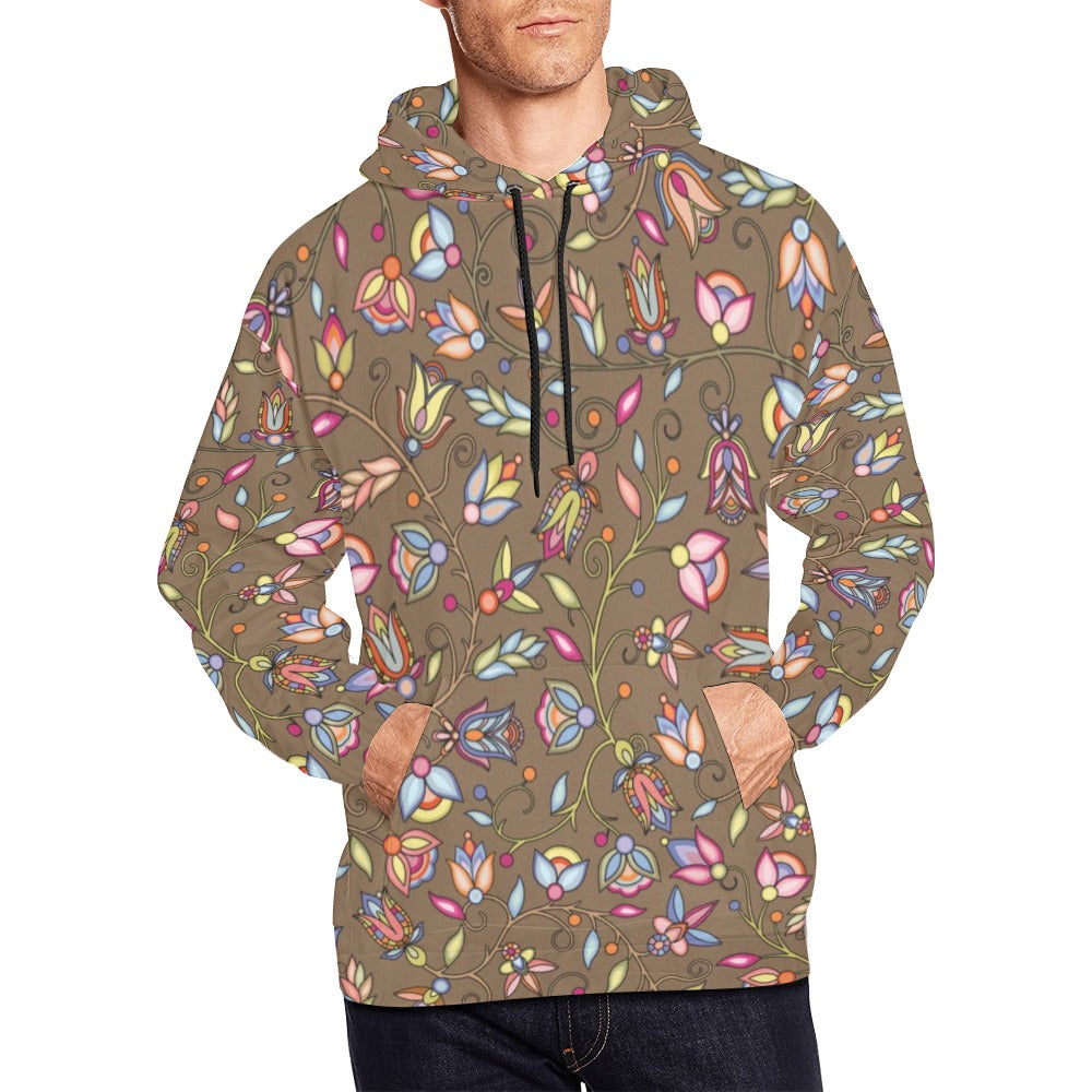 Buffalo Bloom Earth Song Hoodie for Men